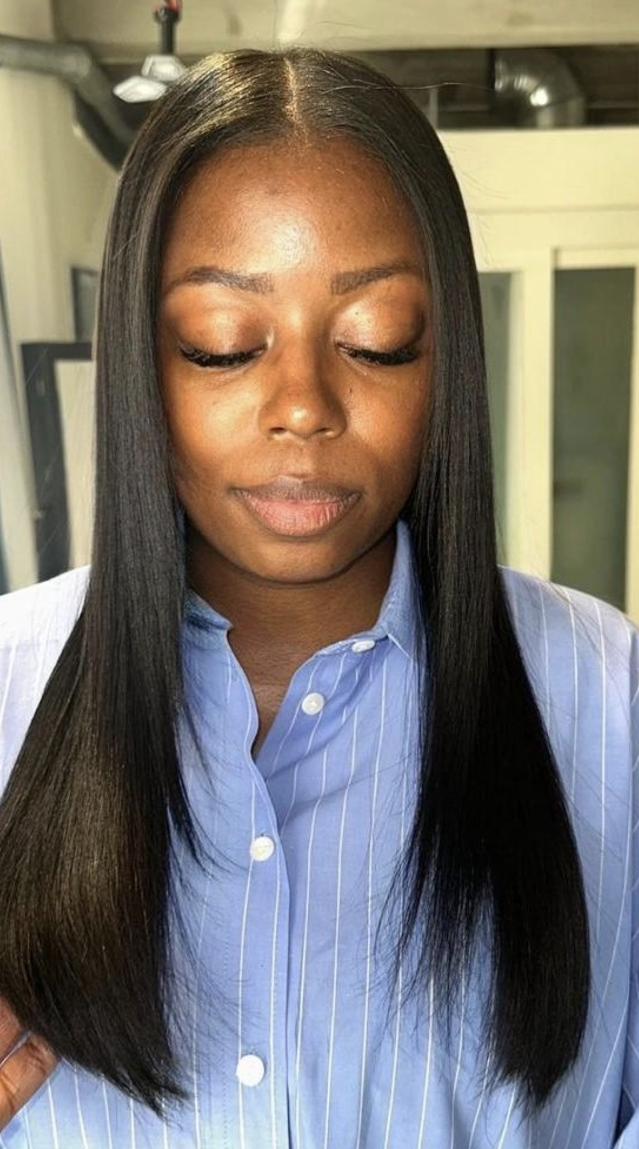 Sew in weave